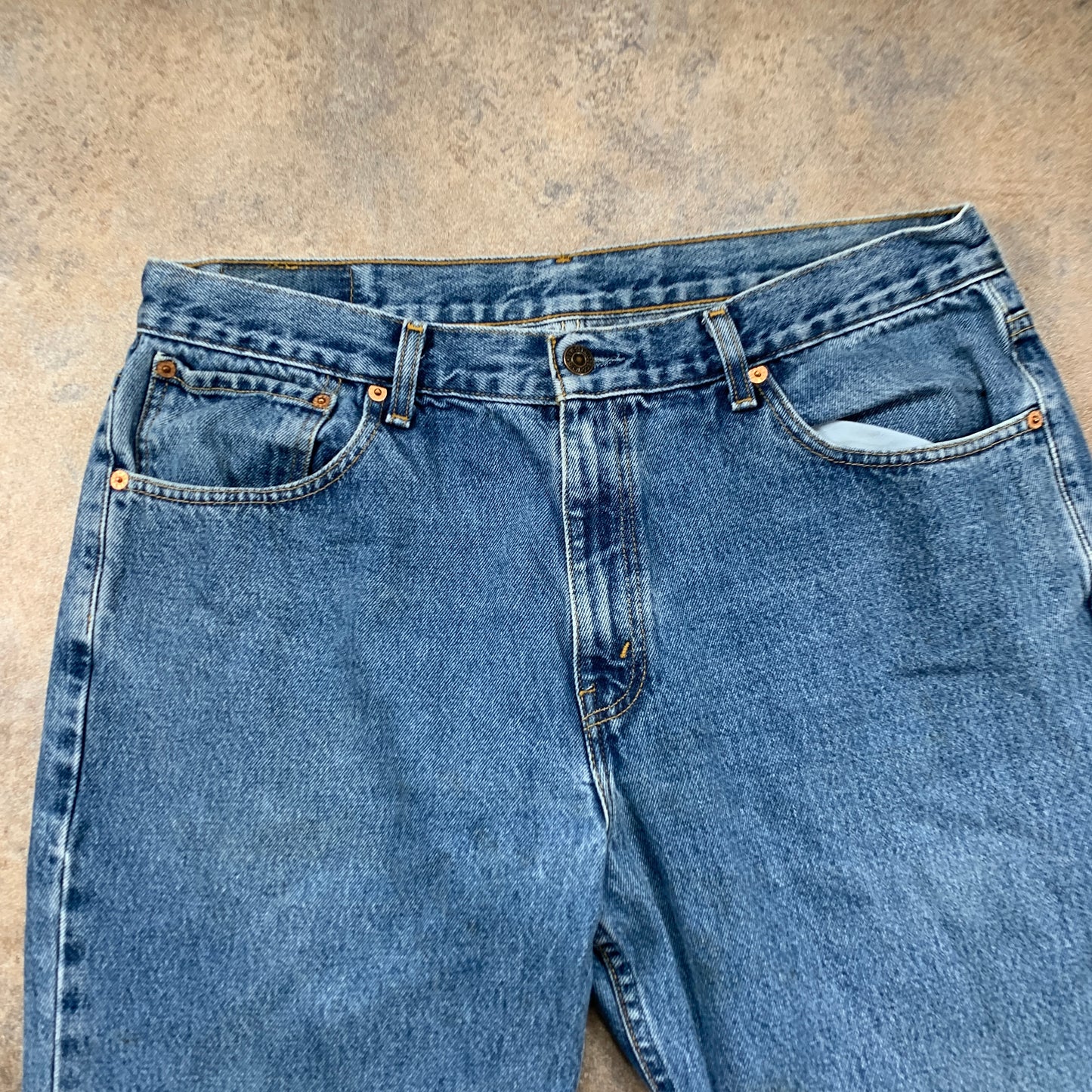 Vintage LEVI'S 581 Jeans W36 L30 Mens Regular Fit Straight Blue