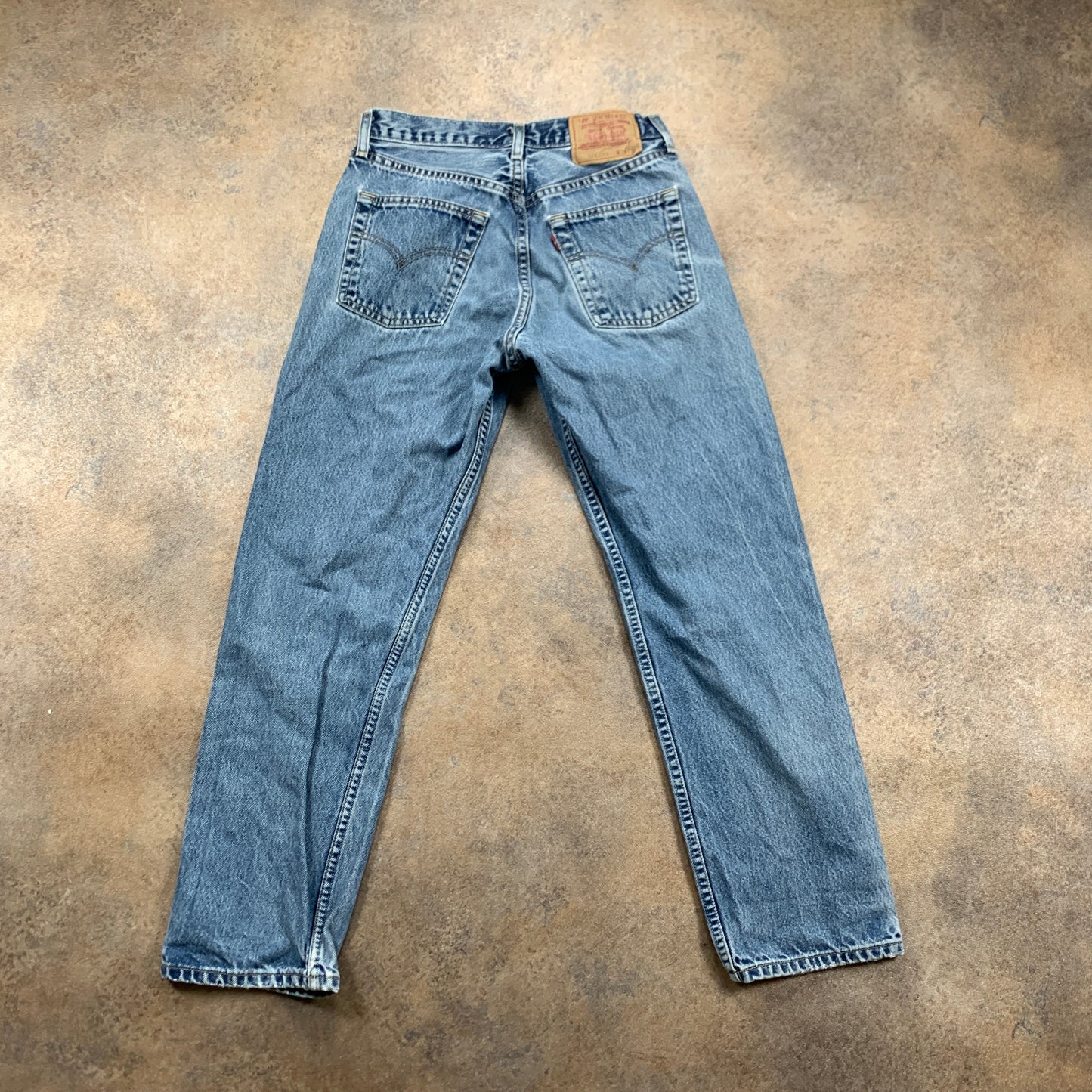 Vintage LEVI'S 521 Jeans W28 L28 Mens Regular Fit Straight Blue