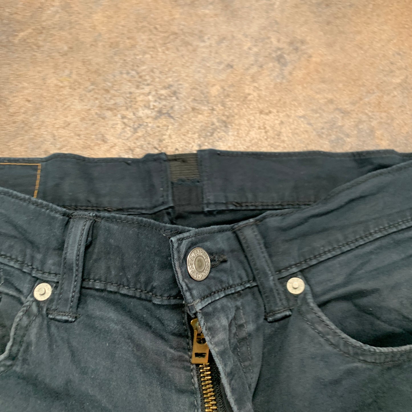 Vintage LEVI'S 751 Jeans W34 L39 Mens Regular Fit Straight Black