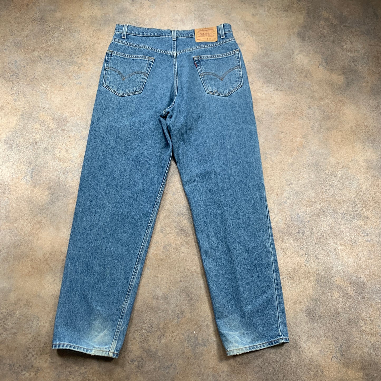 Vintage LEVI'S 550 Jeans W36 L32 Mens Relaxed Fit Straight Blue