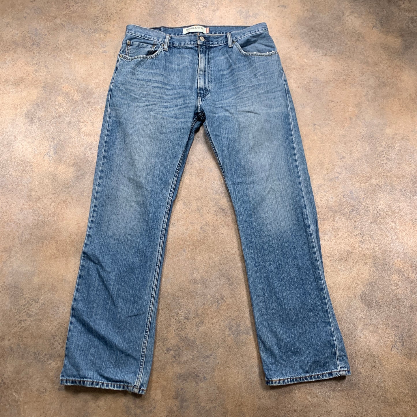 Vintage LEVI'S 505 Jeans W36 L32 Mens Regular Fit Straight Blue