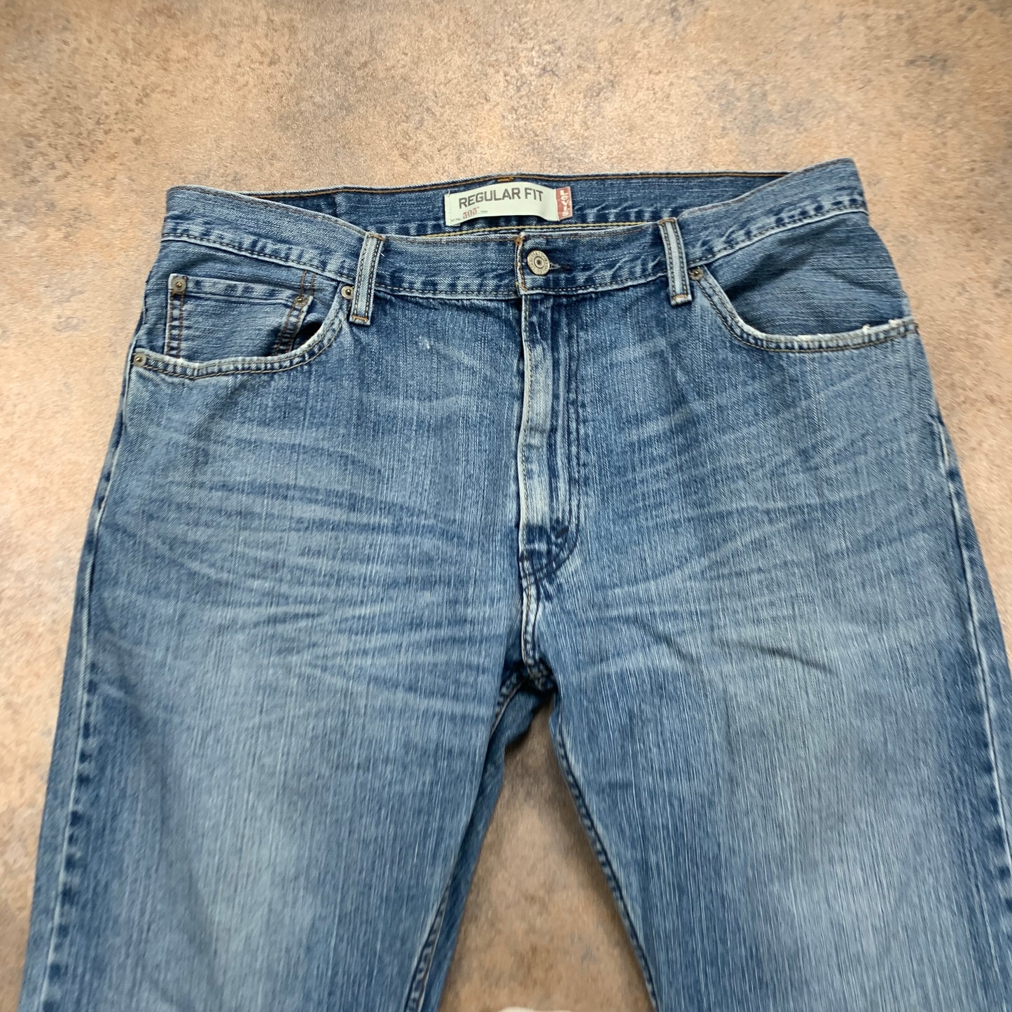 Vintage LEVI'S 505 Jeans W36 L32 Mens Regular Fit Straight Blue