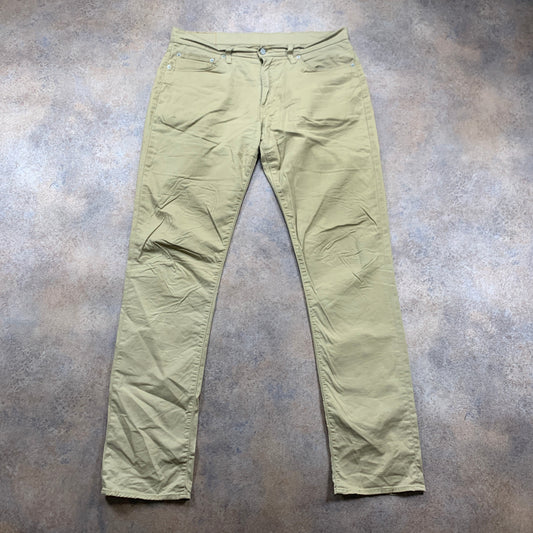 LEVI'S 511 Jeans W36 L35 Mens Slim Fit Beige