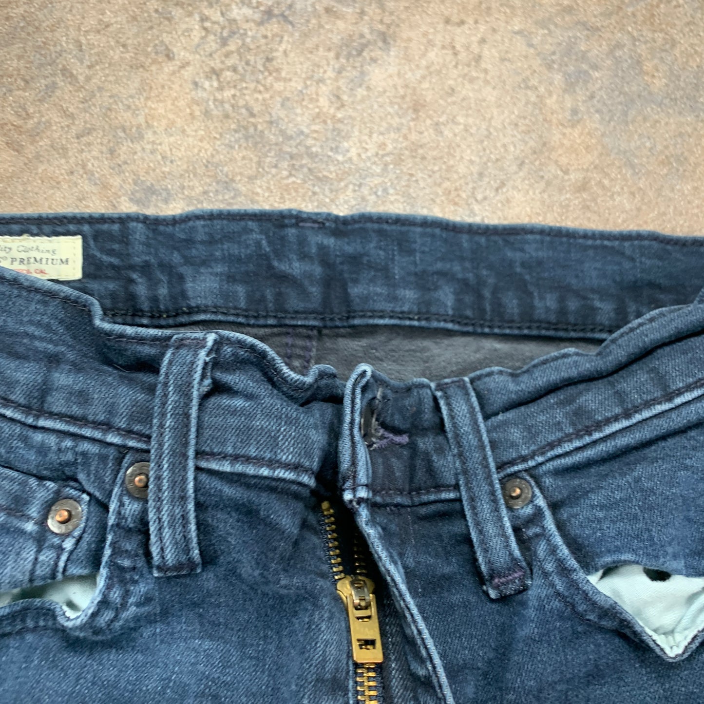LEVI'S Skinny Tapered Jeans W28 L30 Mens Blue