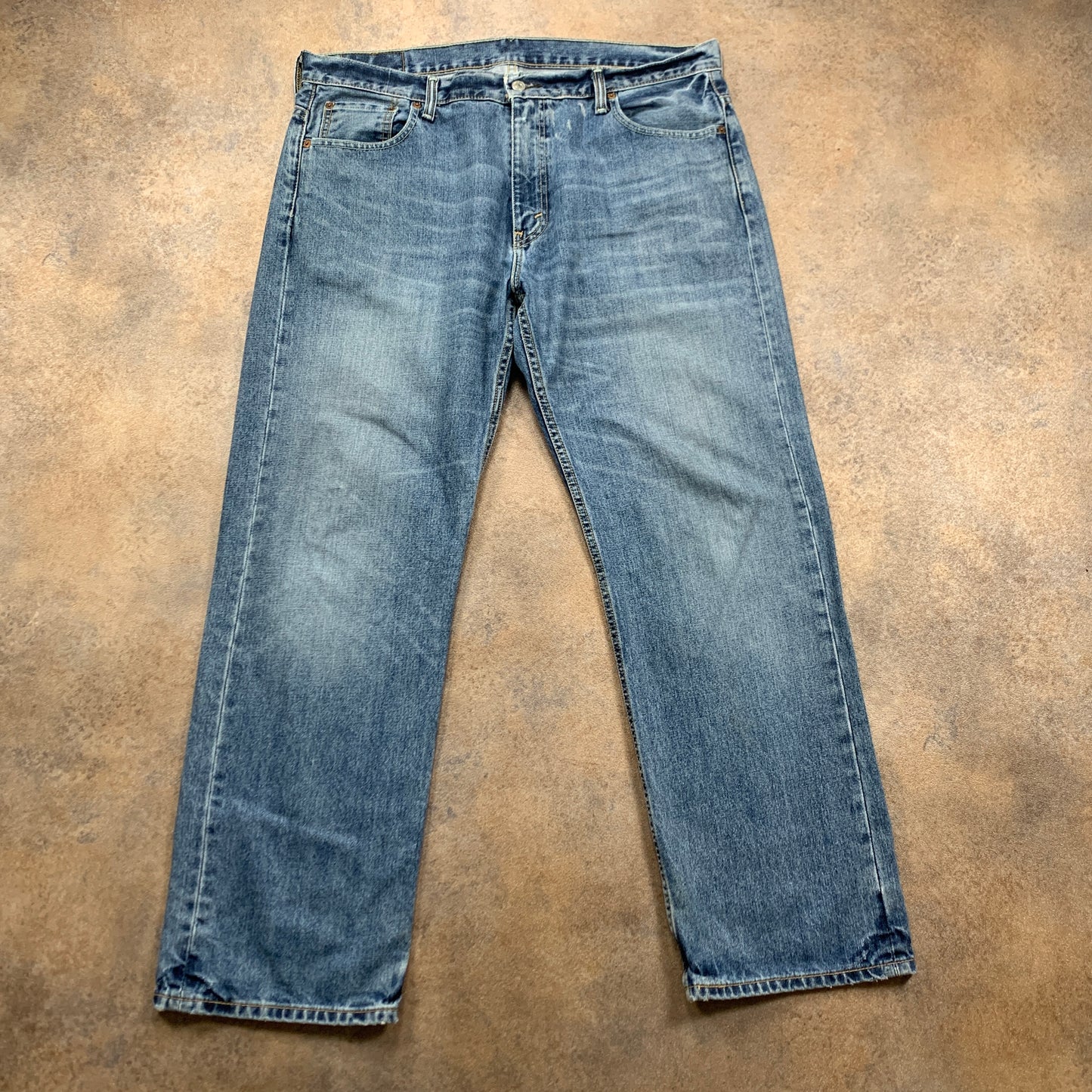 LEVI'S 569 Jeans W38 L32 Mens Relaxed Fit Straight Blue