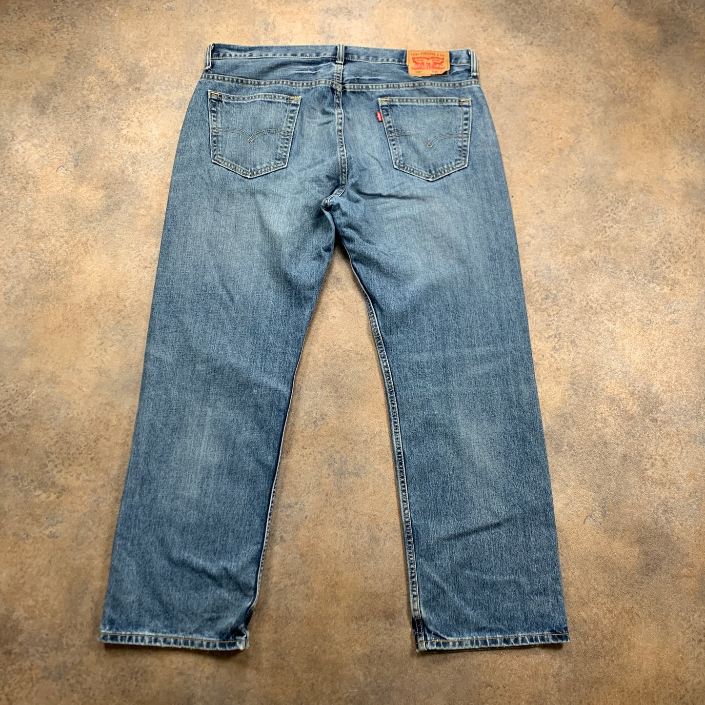 LEVI'S 569 Jeans W38 L32 Mens Relaxed Fit Straight Blue