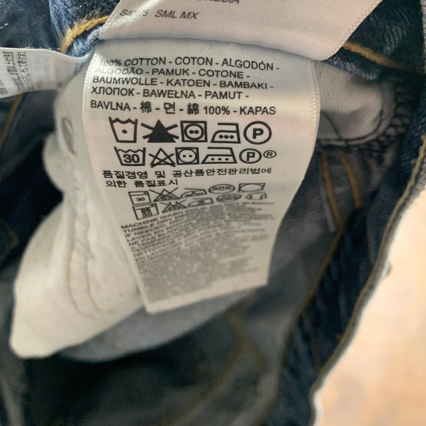 LEVI'S 569 Jeans W38 L32 Mens Relaxed Fit Straight Blue