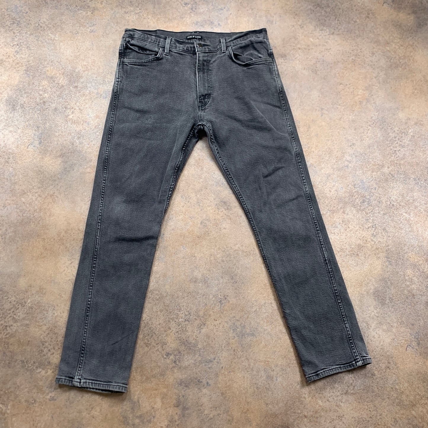 LEVI'S Line 8 Jeans W34 L29 Mens Skinny Fit Grey
