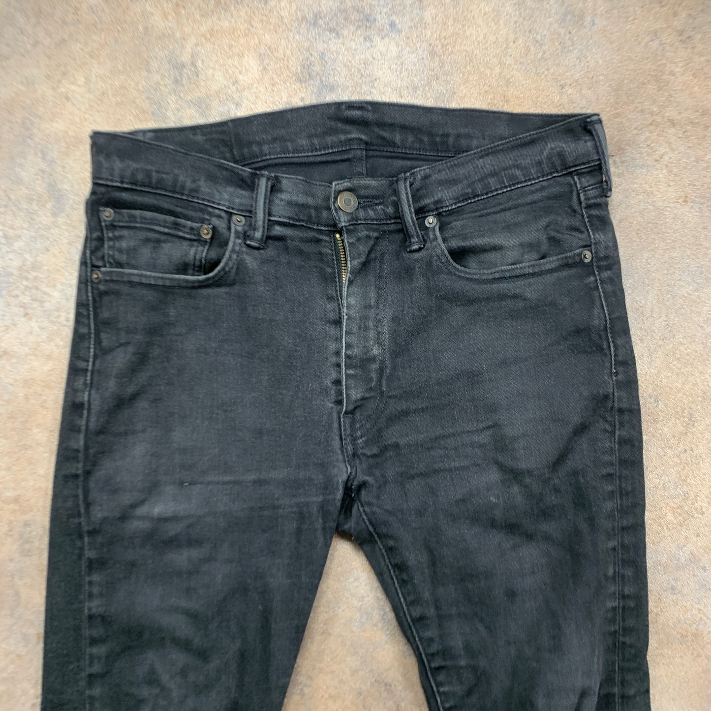 LEVI'S 519 Jeans W32 L27 Mens Skinny Fit Grey