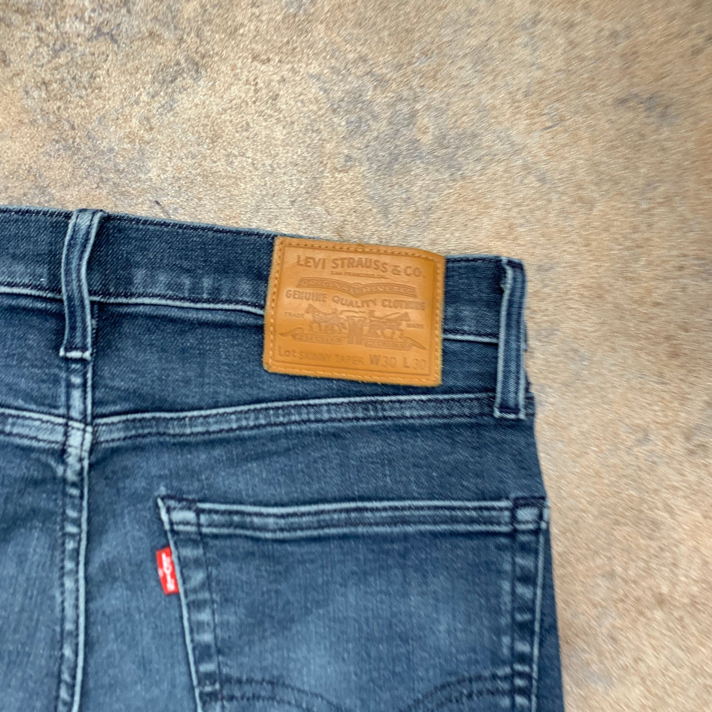 LEVI'S Skinny Tapered Jeans W30 L30 Mens Blue