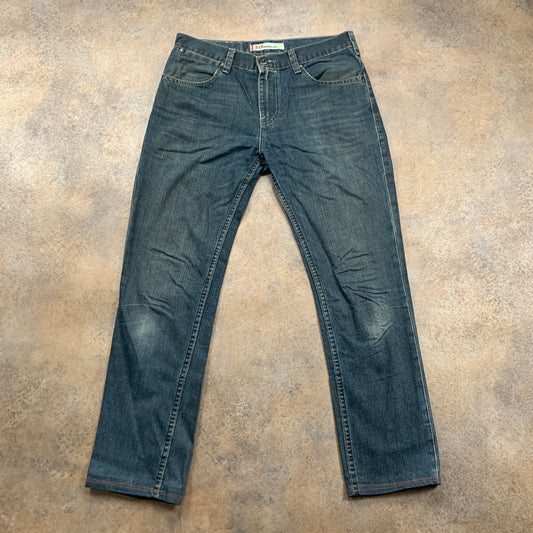 Vintage LEVI'S 513 Jeans W32 L28 Mens Slim Fit Blue