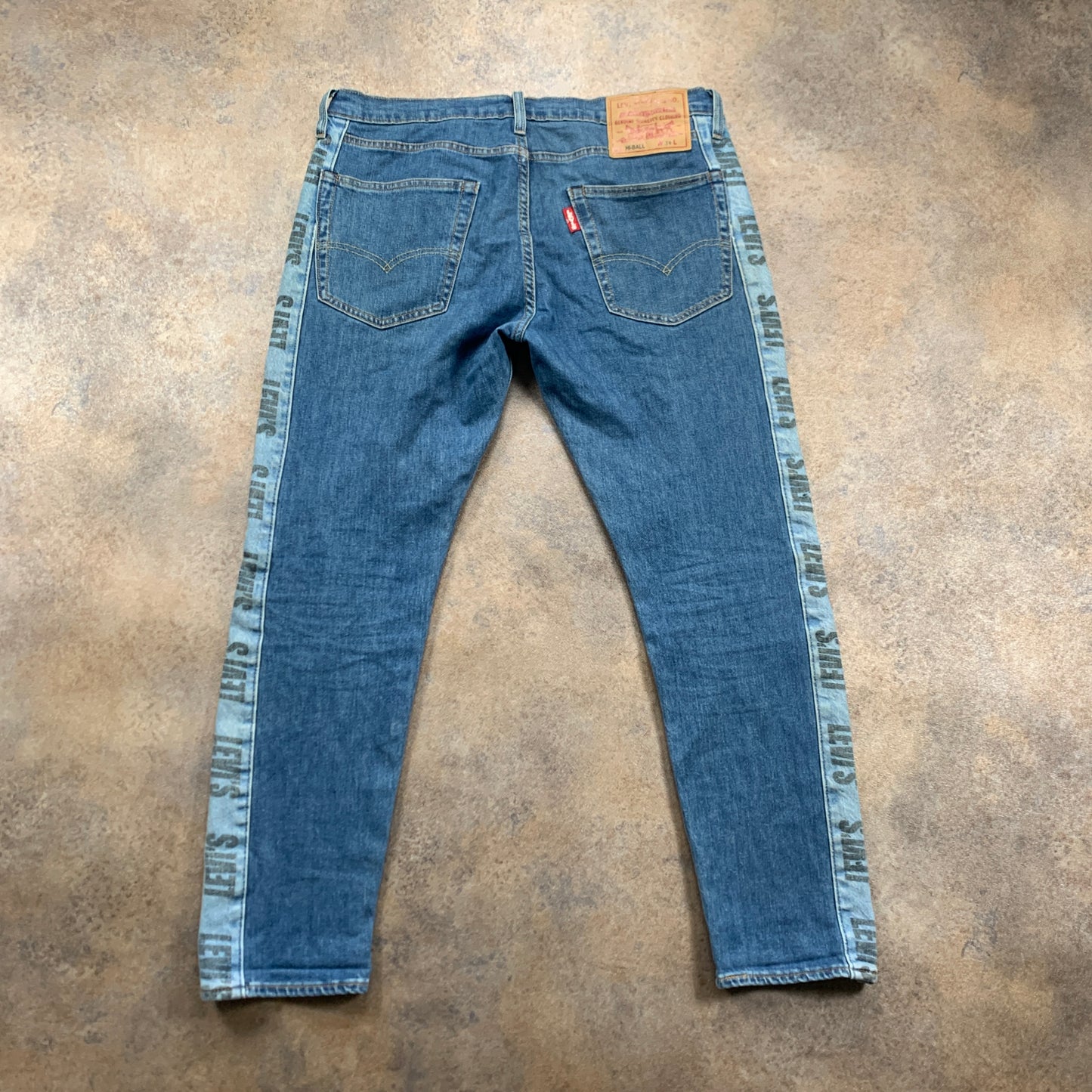 LEVI'S HI-BALL Jeans W34 L30 Mens Slim Fit Blue