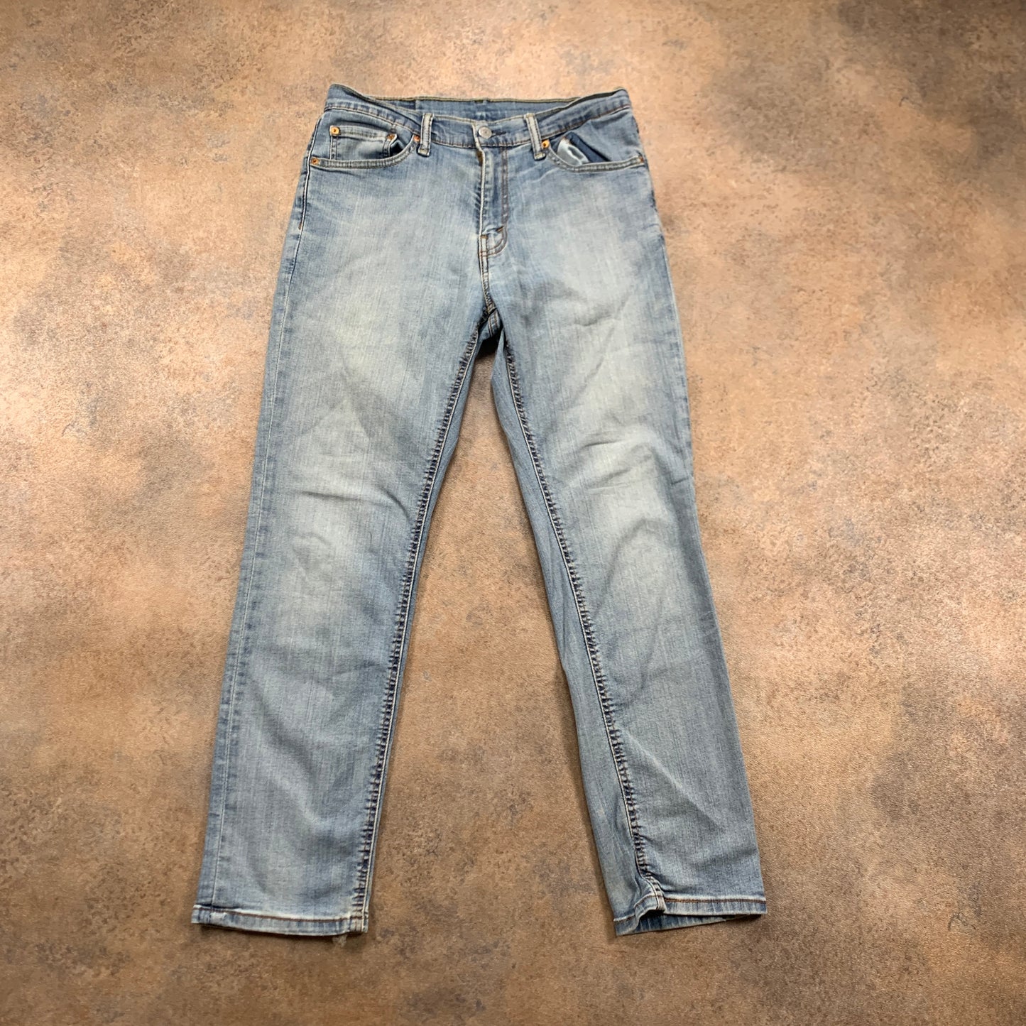 LEVI'S 541 Jeans W32 L29 Mens Slim Fit Tapered Blue