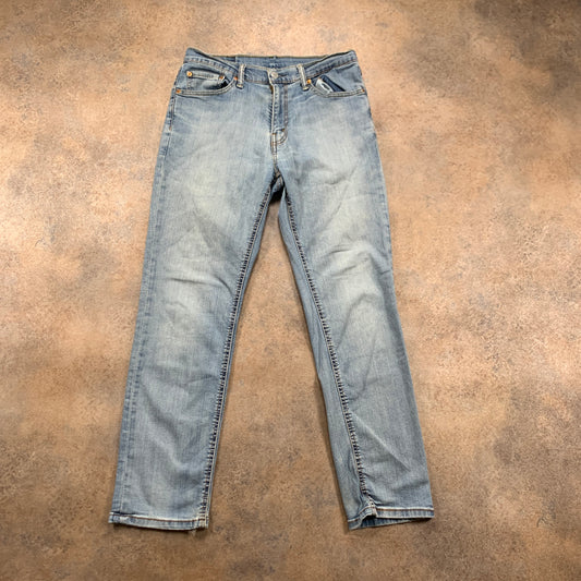 LEVI'S 541 Jeans W32 L29 Mens Slim Fit Tapered Blue