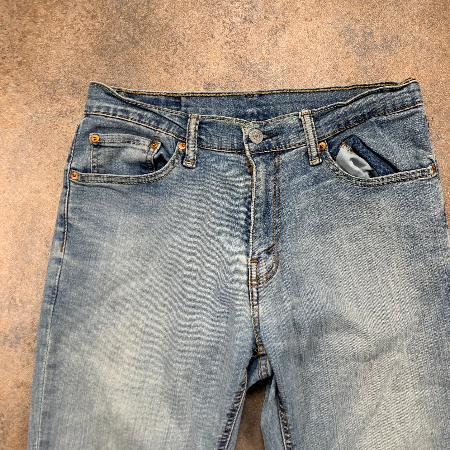 LEVI'S 541 Jeans W32 L29 Mens Slim Fit Tapered Blue
