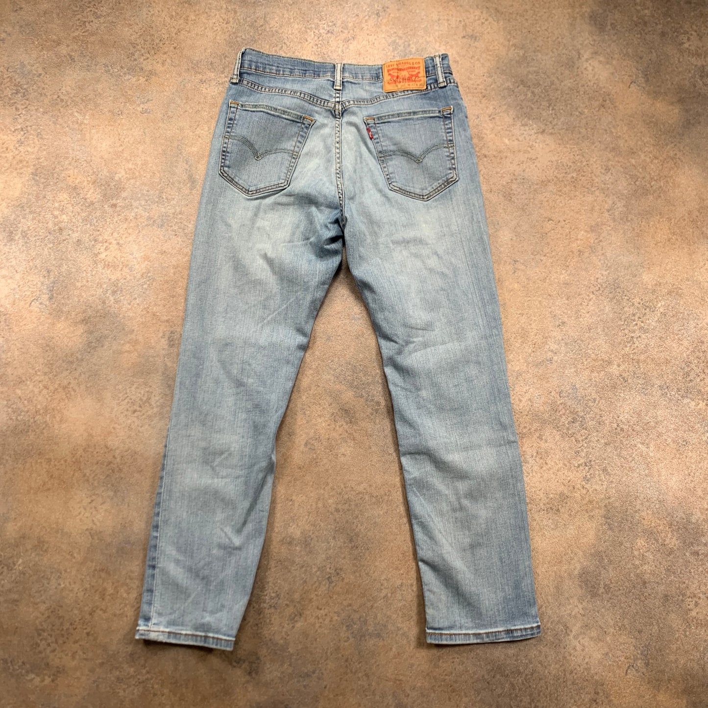 LEVI'S 541 Jeans W32 L29 Mens Slim Fit Tapered Blue