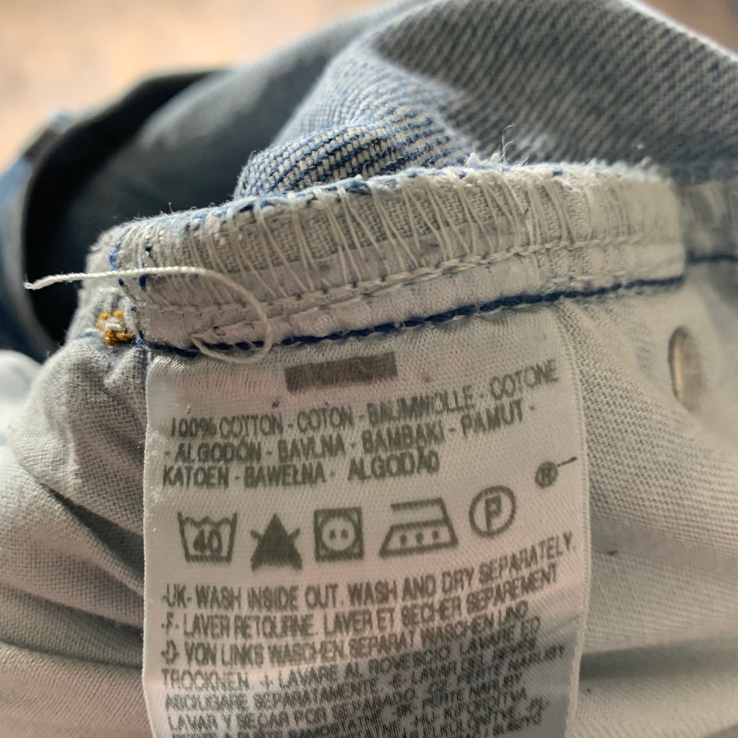 Vintage LEVI'S 581 Jeans W38 L32 Mens Regular Fit Straight Blue