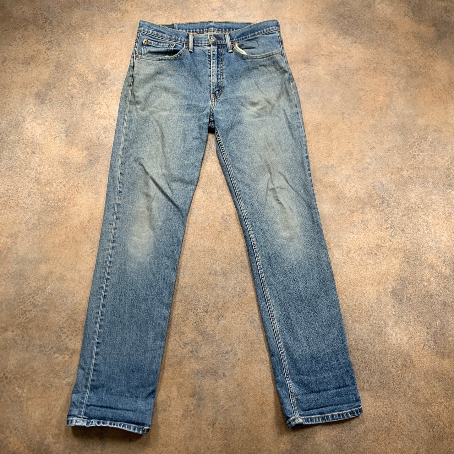 LEVI'S 516 Jeans W34 L34 Mens Regular Fit Straight Blue