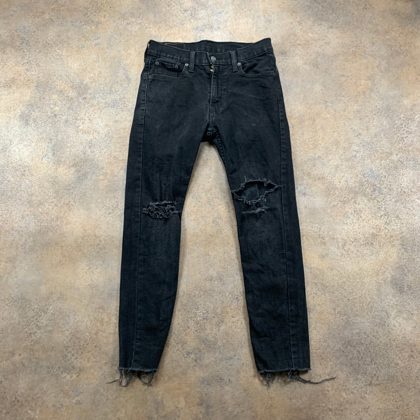 LEVI'S 519 Jeans W30 L26 Mens Skinny Fit Grey