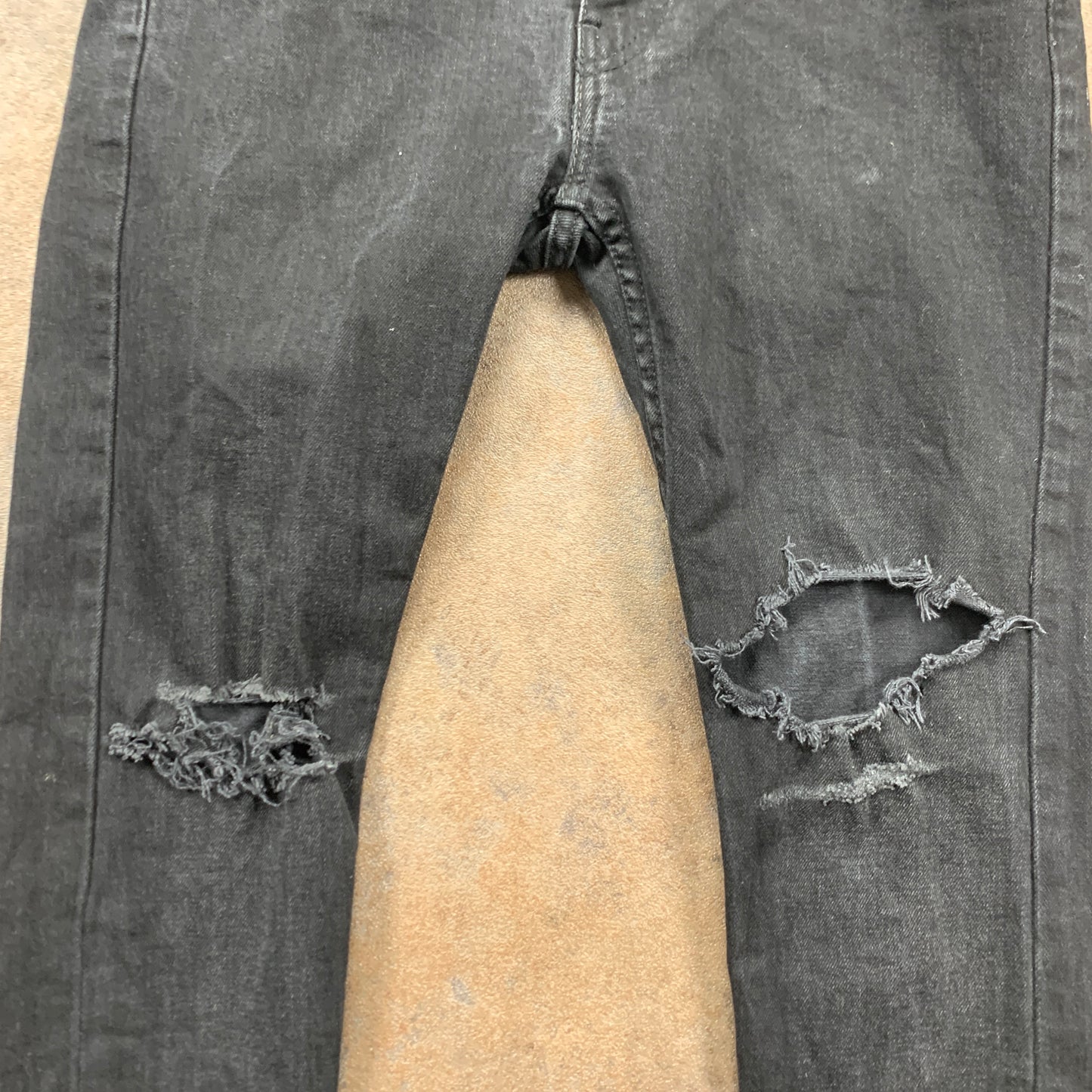 LEVI'S 519 Jeans W30 L26 Mens Skinny Fit Grey