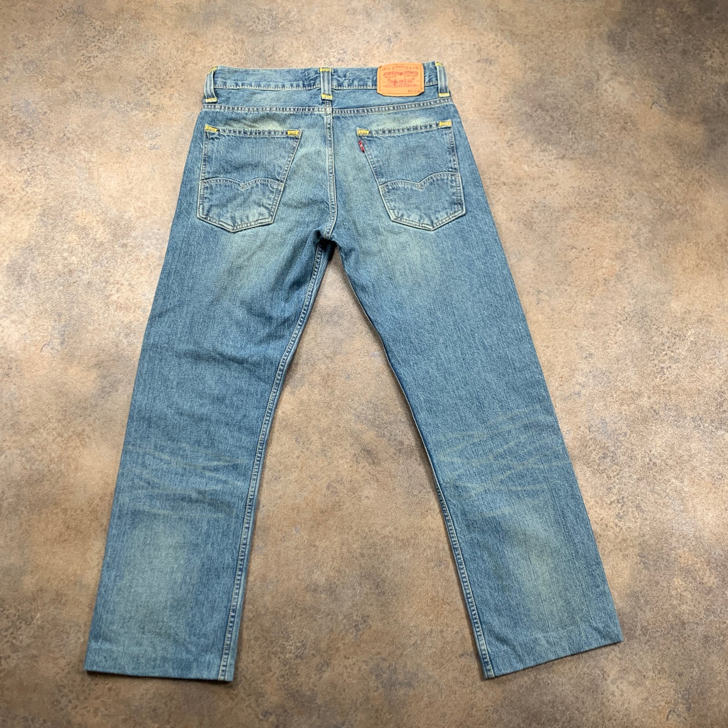 Vintage LEVI'S 506 Jeans W32 L29 Mens Regular Fit Straight Blue
