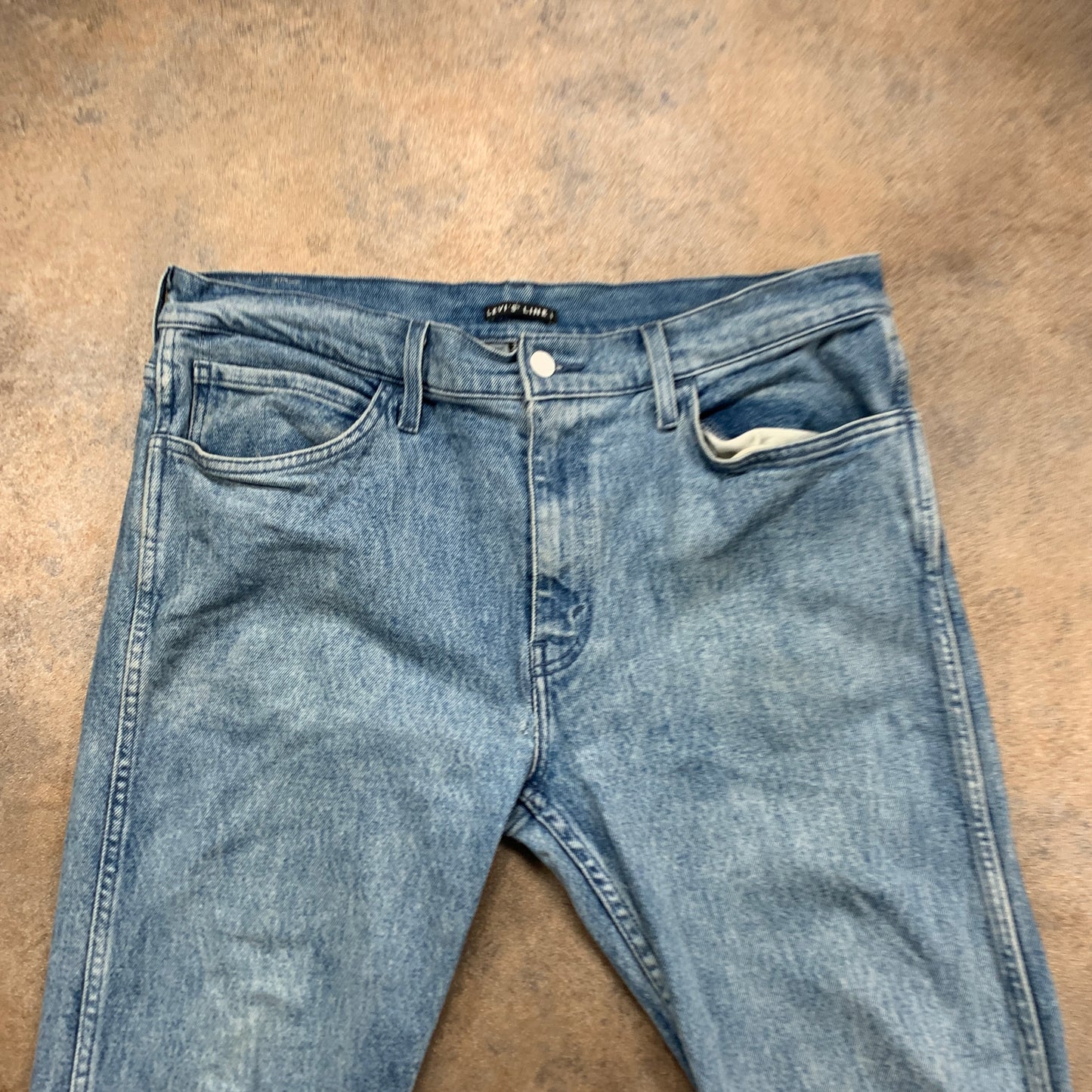 LEVI'S Line 8 Jeans W34 L30 Mens Skinny Fit Blue
