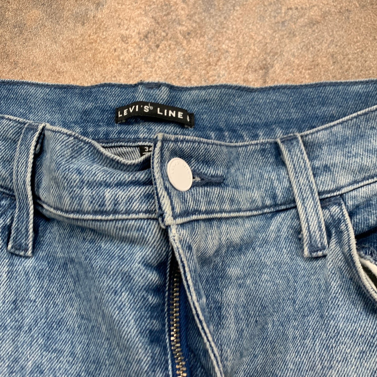 LEVI'S Line 8 Jeans W34 L30 Mens Skinny Fit Blue