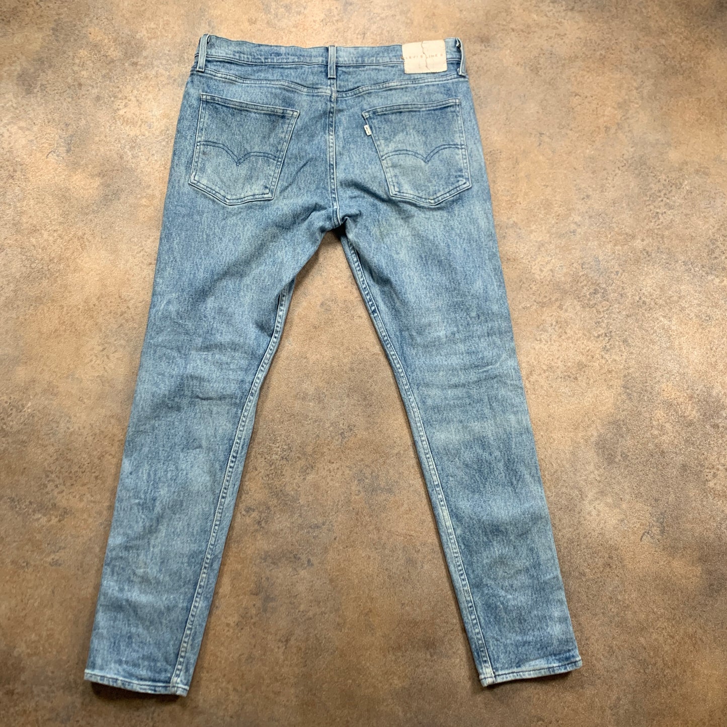 LEVI'S Line 8 Jeans W34 L30 Mens Skinny Fit Blue