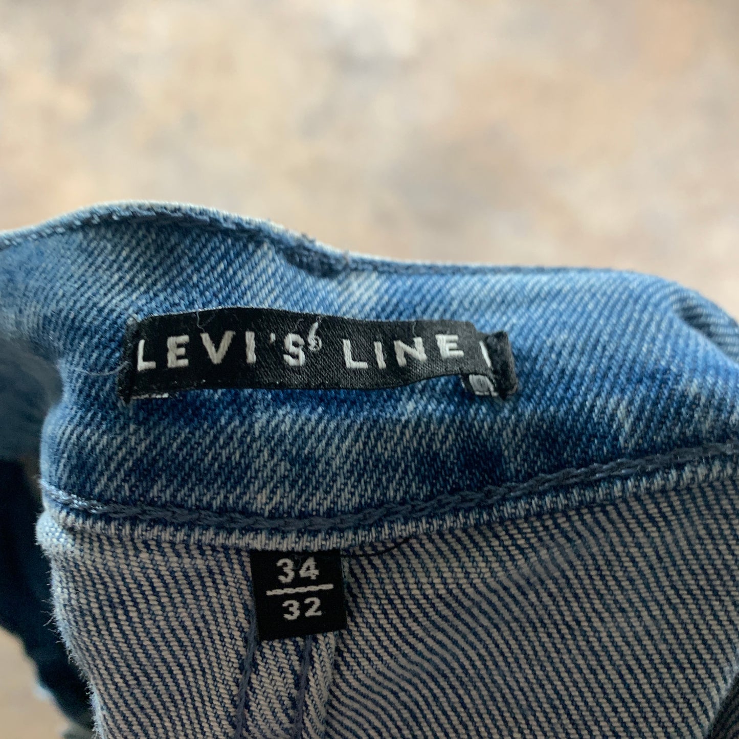 LEVI'S Line 8 Jeans W34 L30 Mens Skinny Fit Blue