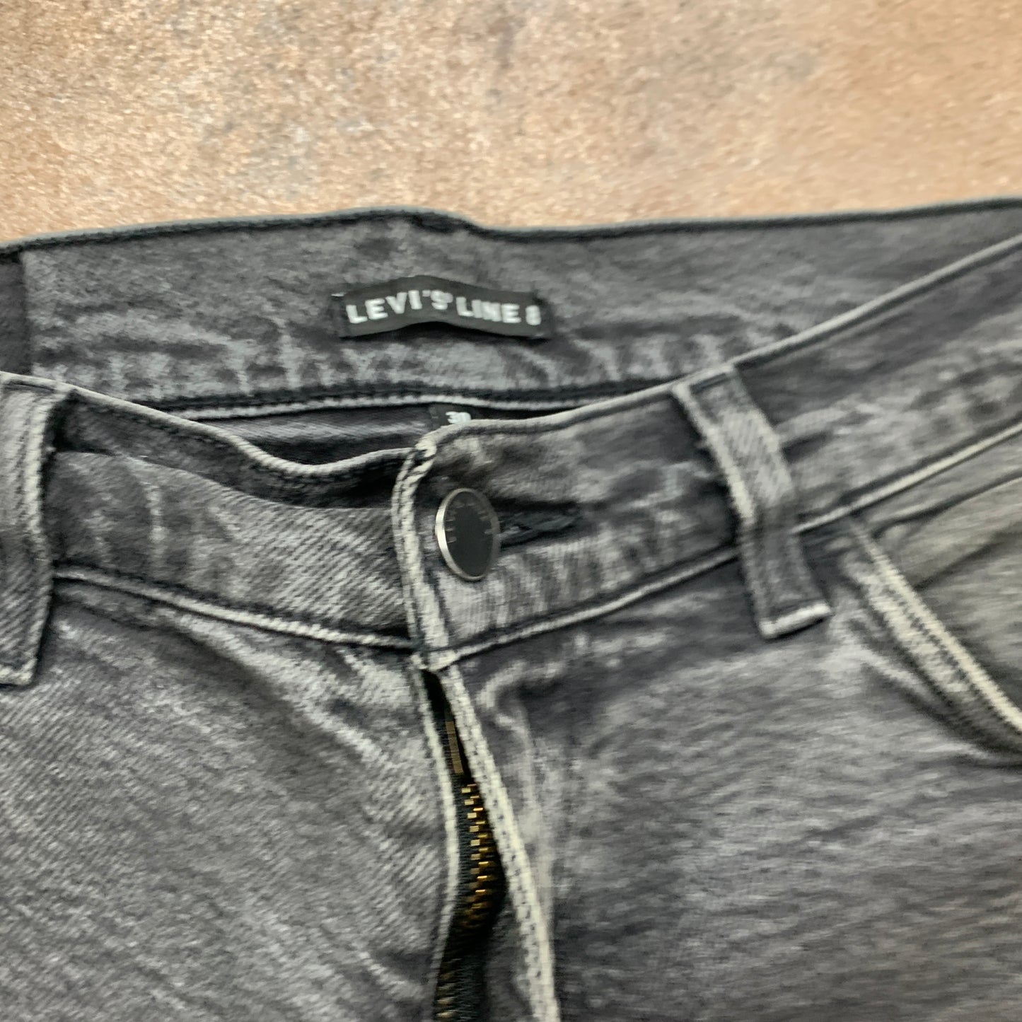 LEVI'S Line 8 Jeans W30 L28 Mens Skinny Fit Grey