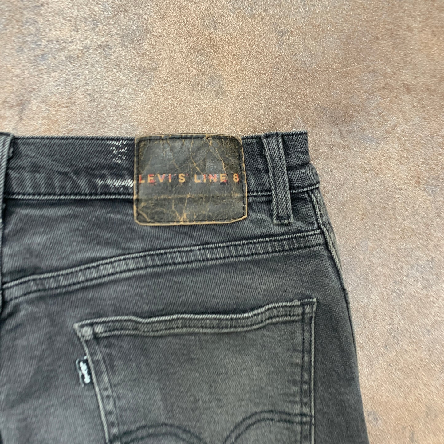 LEVI'S Line 8 Jeans W30 L28 Mens Skinny Fit Grey
