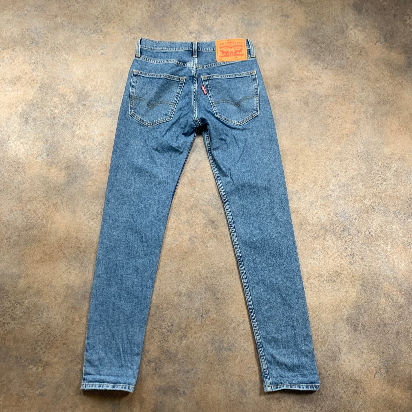 LEVI'S 519 Jeans W28 L32 Mens Skinny Fit Blue