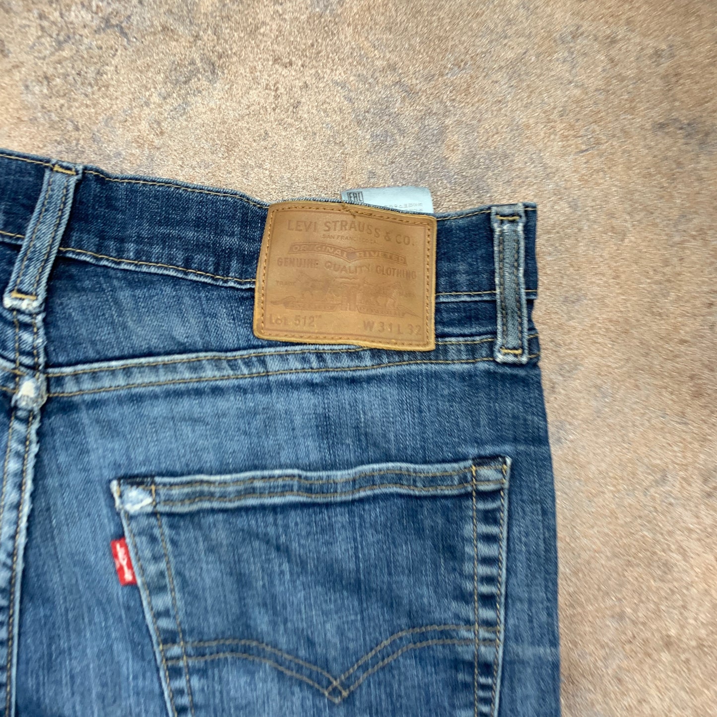 LEVI'S 512 Jeans W31 L30 Mens Slim Fit Tapered Blue