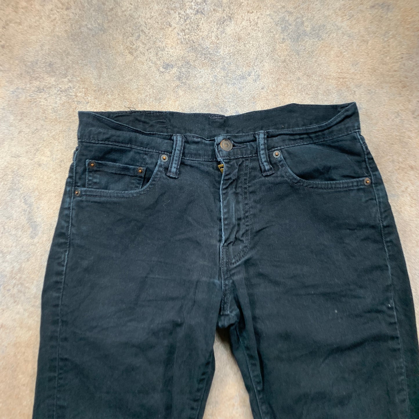 LEVI'S 511 Jeans W30 L28 Mens Slim Fit Black