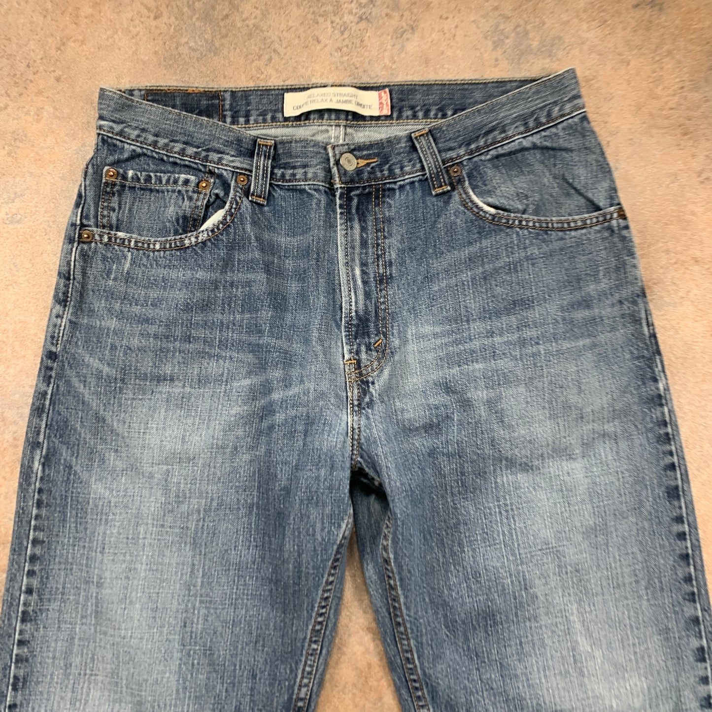 Vintage LEVI'S 559 Jeans W34 L32 Mens Relaxed Fit Straight Blue