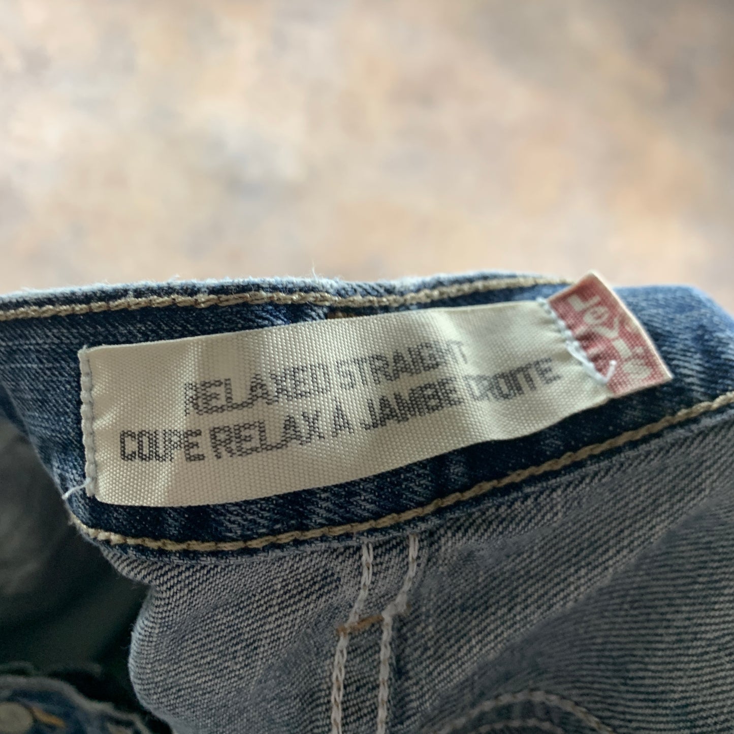 Vintage LEVI'S 559 Jeans W34 L32 Mens Relaxed Fit Straight Blue