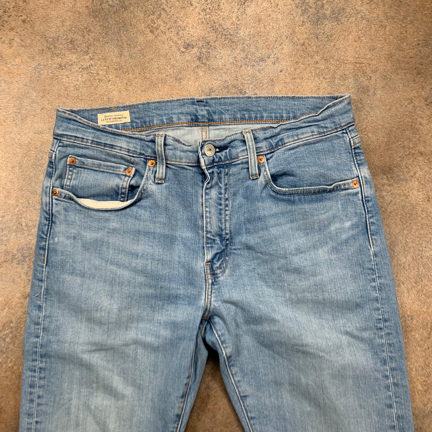 LEVI'S Skinny Tapered Jeans W32 L30 Mens Blue