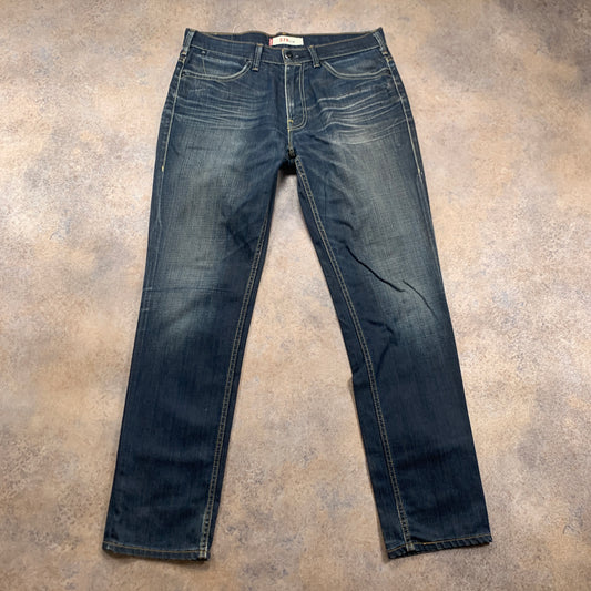 Vintage LEVI'S 519 Jeans W34 L32 Mens Slim Fit Blue