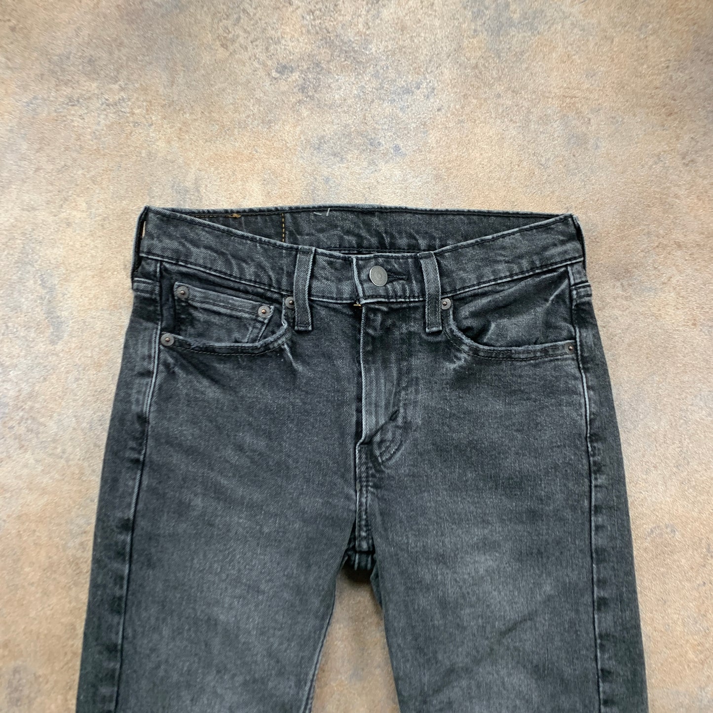 LEVI'S 519 Jeans W28 L29 Mens Skinny Fit Grey