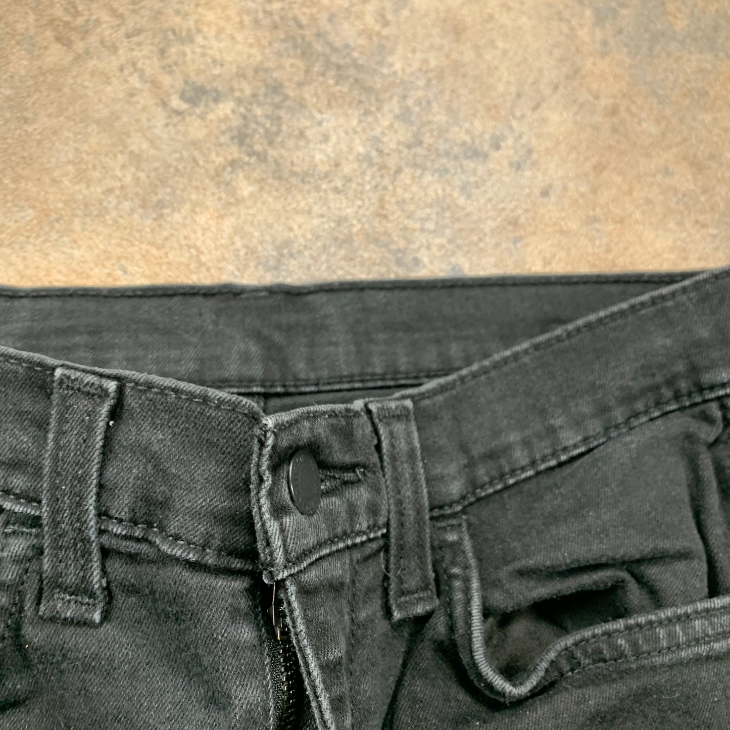 LEVI'S 519 Jeans W32 L30 Mens Skinny Fit Black