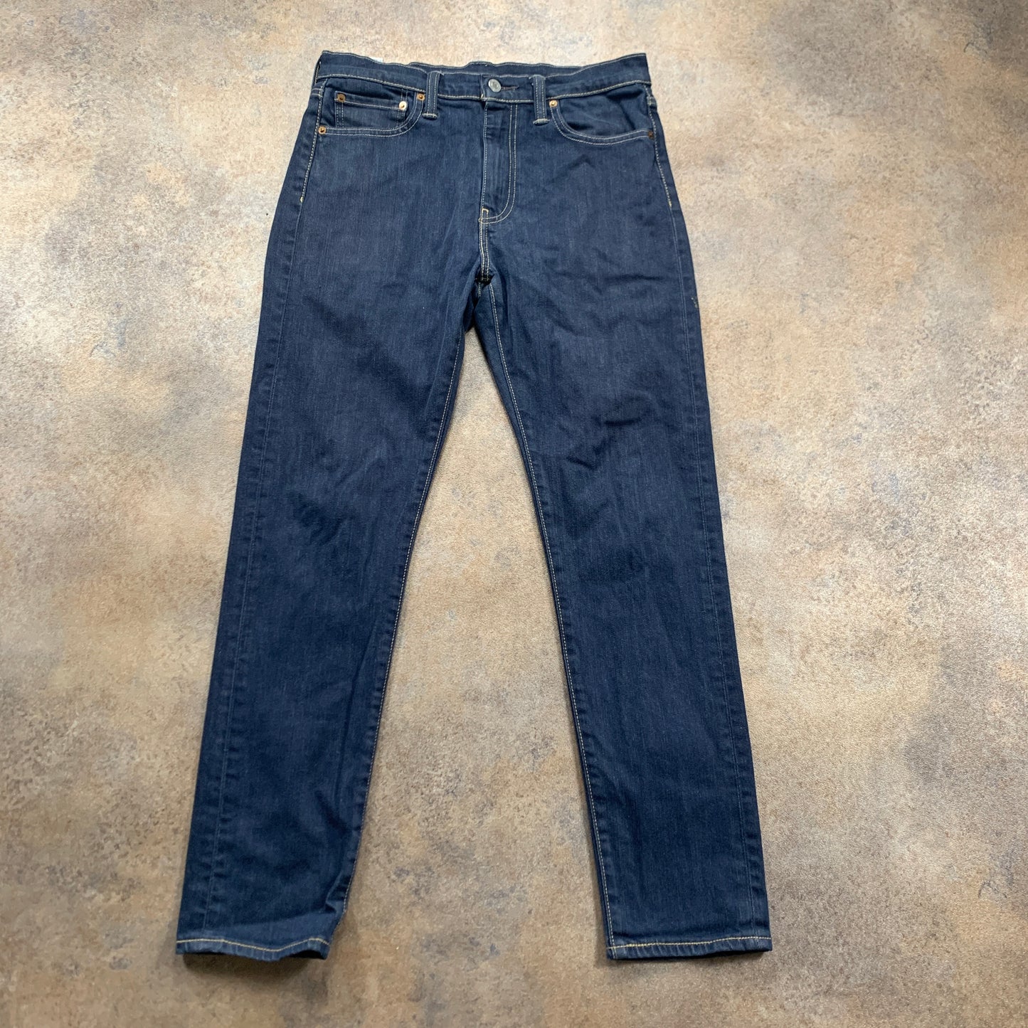 LEVI'S 522 Jeans W30 L30 Mens Slim Fit Tapered Blue