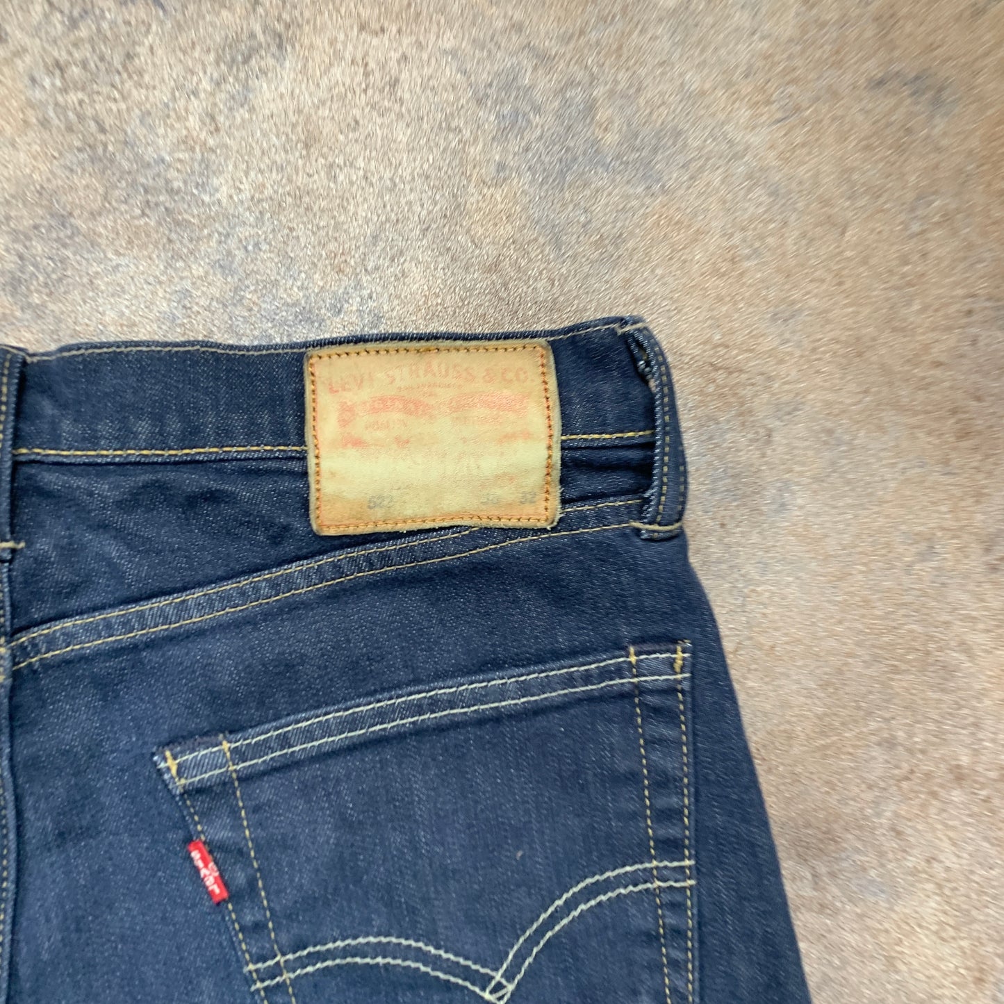LEVI'S 522 Jeans W30 L30 Mens Slim Fit Tapered Blue