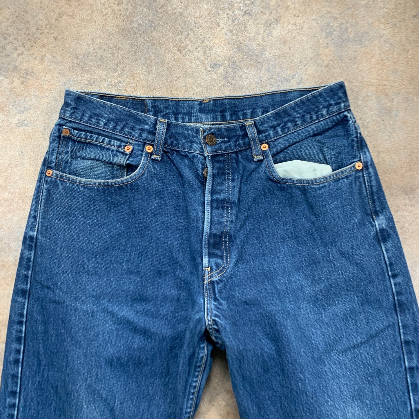Vintage LEVI'S 582 Jeans W34 L29 Mens Relaxed Fit Straight Blue
