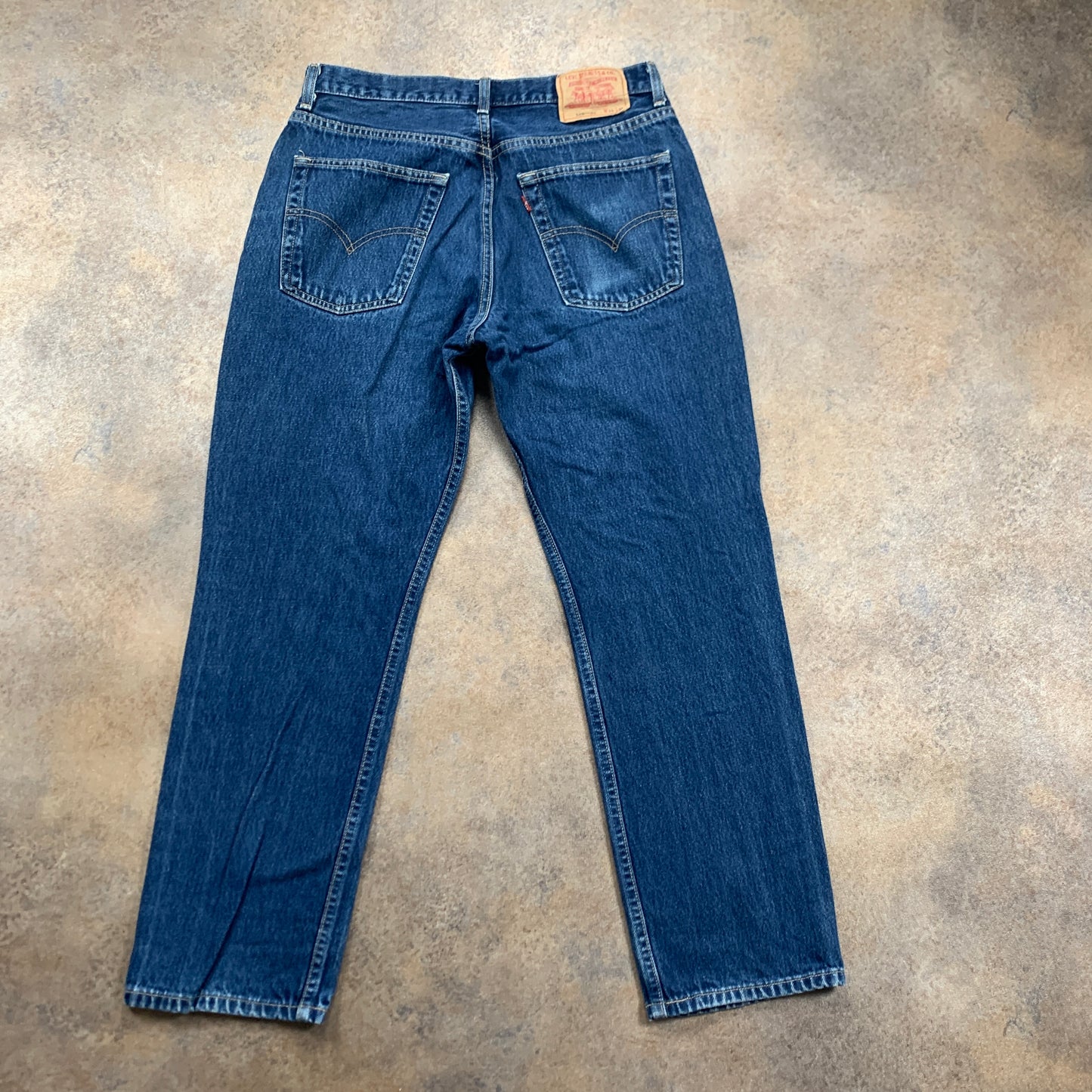 Vintage LEVI'S 582 Jeans W34 L29 Mens Relaxed Fit Straight Blue