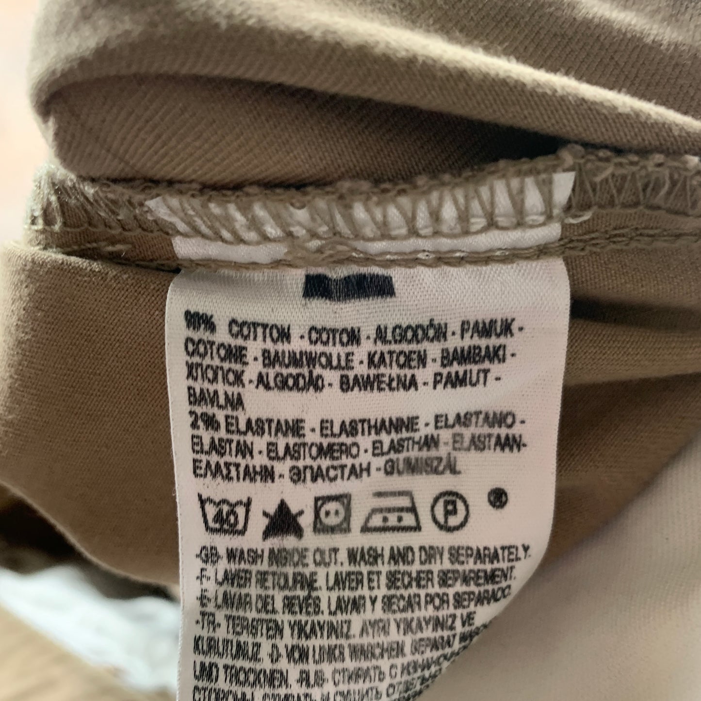 Vintage LEVI'S 752 Jeans W36 L31 Mens Relaxed Fit Straight Beige
