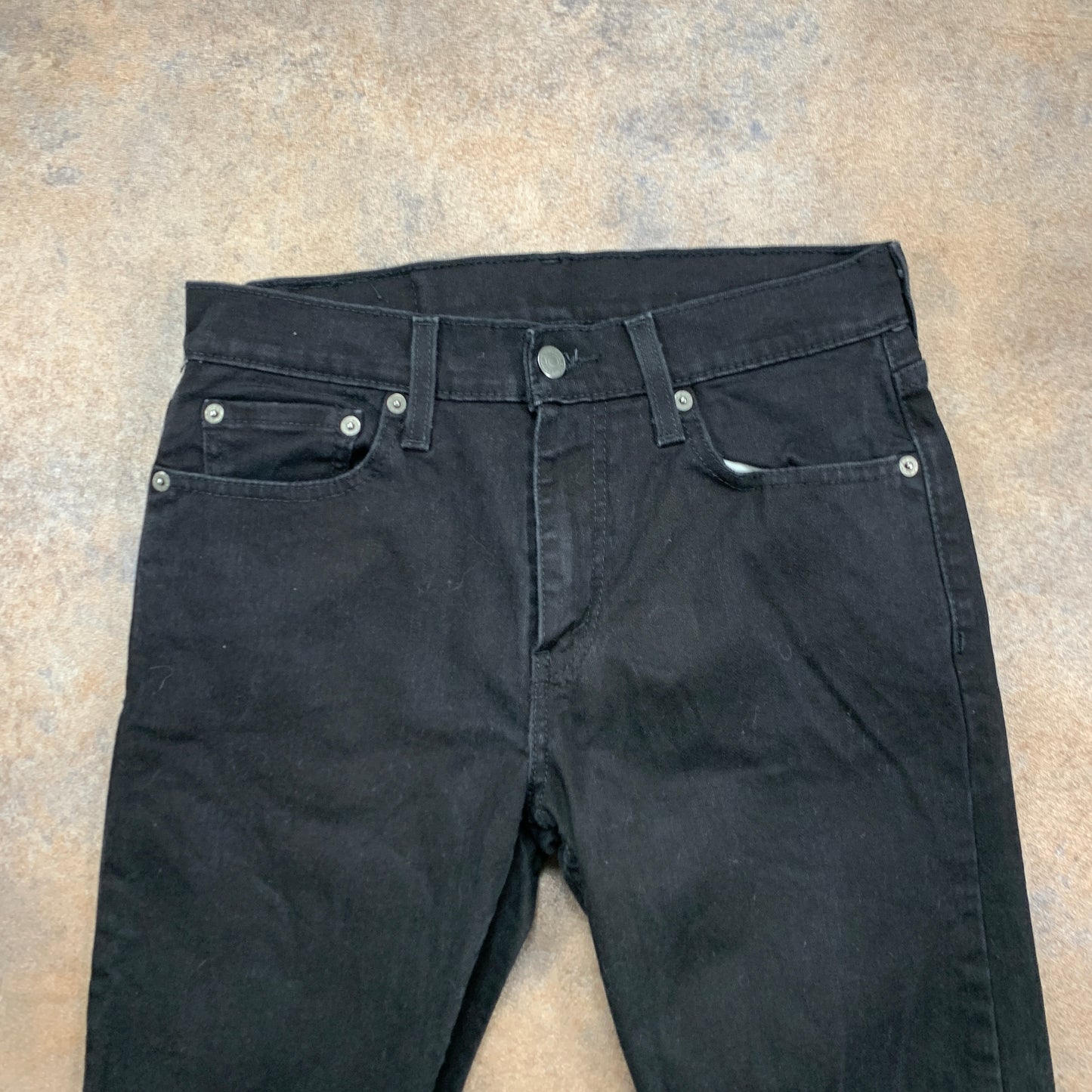 LEVI'S 512 Jeans W29 L28 Mens Slim Fit Tapered Black