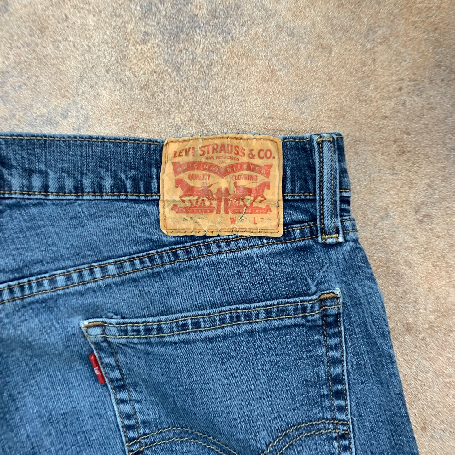 LEVI'S 514 Jeans W36 L32 Mens Regular Fit Straight Blue