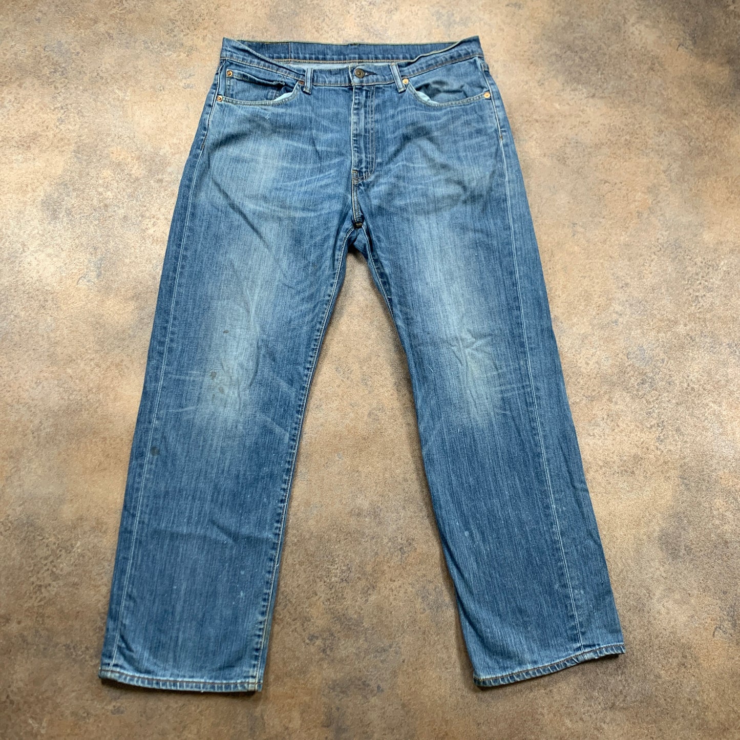 LEVI'S 751 Jeans W36 L30 Mens Regular Fit Straight Blue