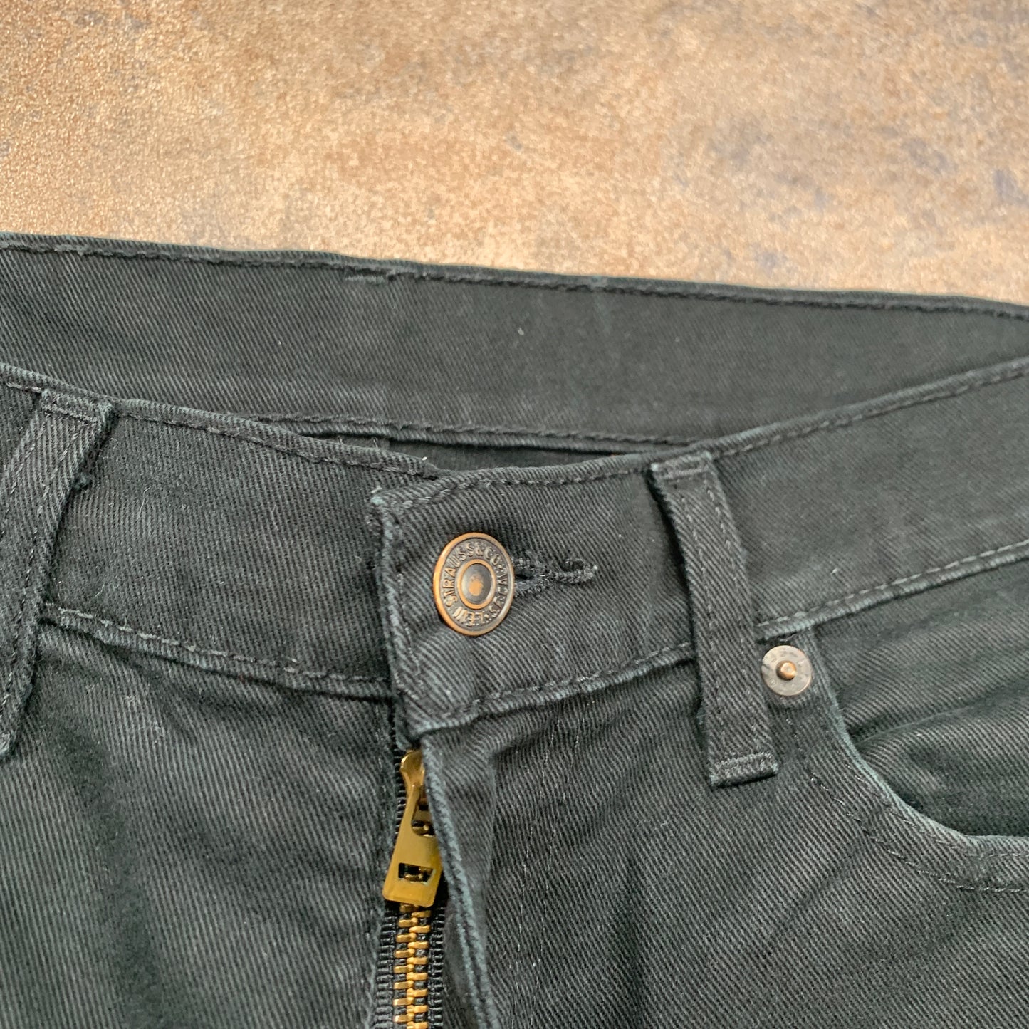 LEVI'S 513 Jeans W29 L32 Mens Slim Fit Black