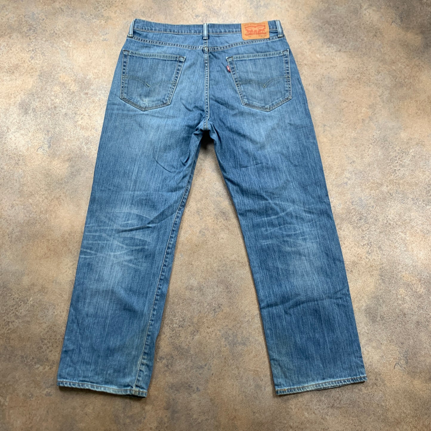 LEVI'S 751 Jeans W36 L30 Mens Regular Fit Straight Blue